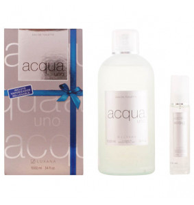 Set de Perfume Mujer Acqua Uno Luxana 600001 (2 pcs)