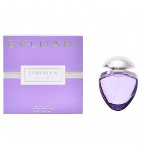 Perfume Mujer Omnia Amethyste Bvlgari EDT satin pouch