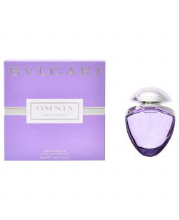 Perfume Mujer Omnia Amethyste Bvlgari EDT satin pouch