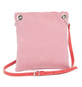 Bolso mujer color rojo de piel