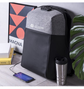 Mochila Antirrobo con USB y Compartimento para Tablet y Portátil 145949