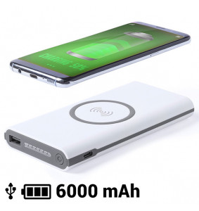 Power Bank Inalámbrico 6000 mAh LED Micro USB 145783